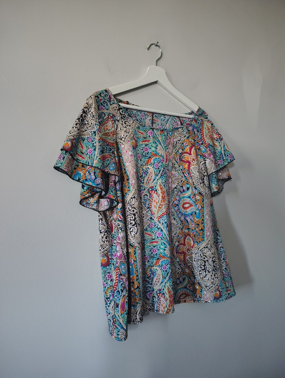 NWOT Multicolour and Paisley Print Blouse - Picture 2 of 4